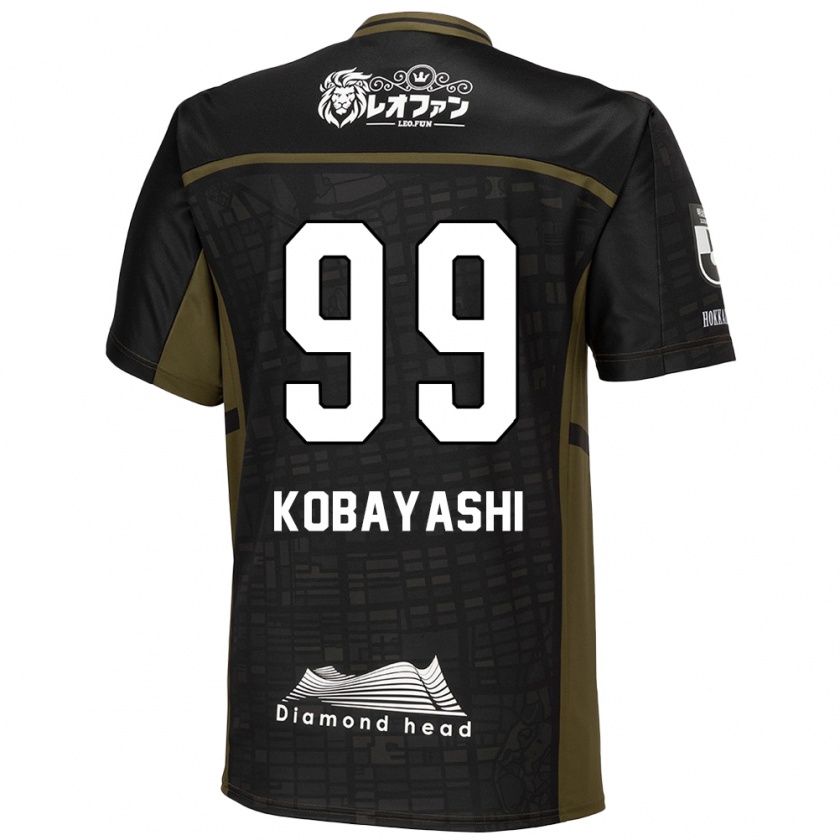 Kandiny Gyermek Yuki Kobayashi #99 Fekete Zöld Idegenbeli Jersey 2024/25 Mez Póló Ing