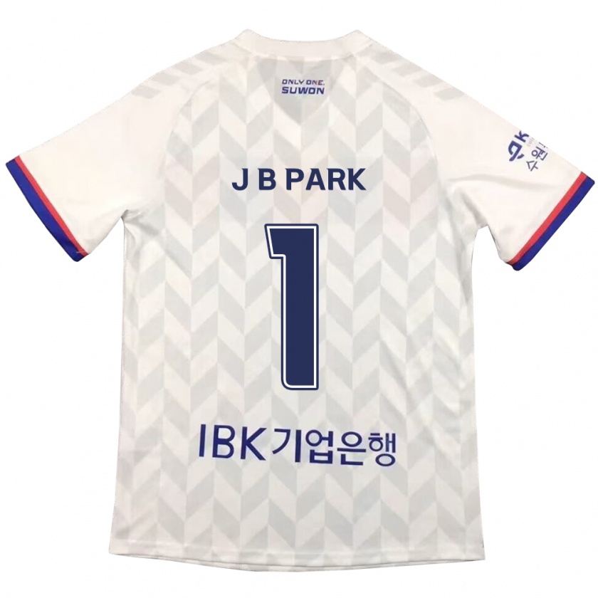 Kandiny Gyermek Bae-Jong Park #1 Fehér Kék Idegenbeli Jersey 2024/25 Mez Póló Ing