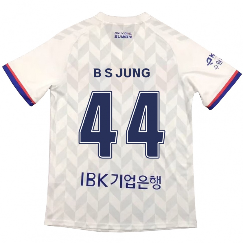 Kandiny Gyermek Seung-Bae Jung #44 Fehér Kék Idegenbeli Jersey 2024/25 Mez Póló Ing