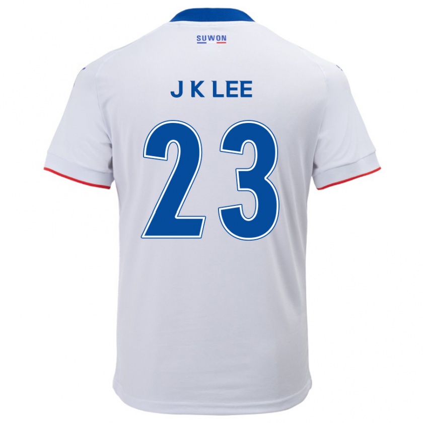 Kandiny Gyermek Ki-Je Lee #23 Fehér Kék Idegenbeli Jersey 2024/25 Mez Póló Ing