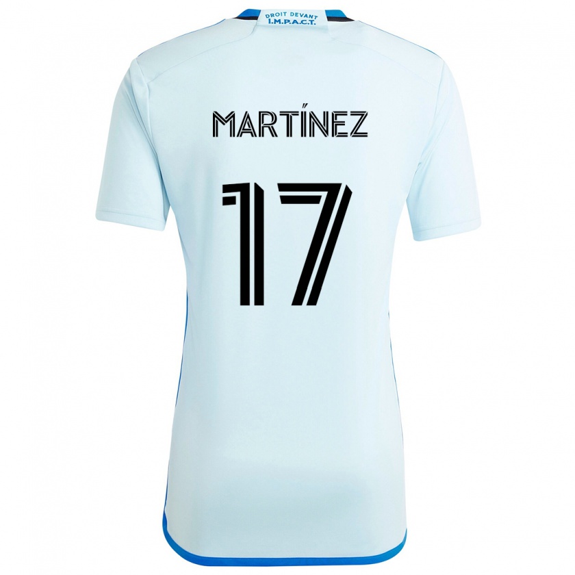 Kandiny Gyermek Josef Martínez #17 Jégkék Idegenbeli Jersey 2024/25 Mez Póló Ing