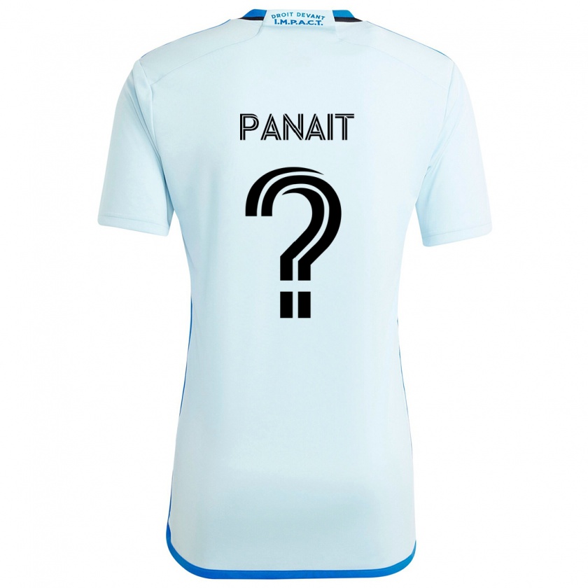 Kandiny Gyermek Daniel Panait #0 Jégkék Idegenbeli Jersey 2024/25 Mez Póló Ing