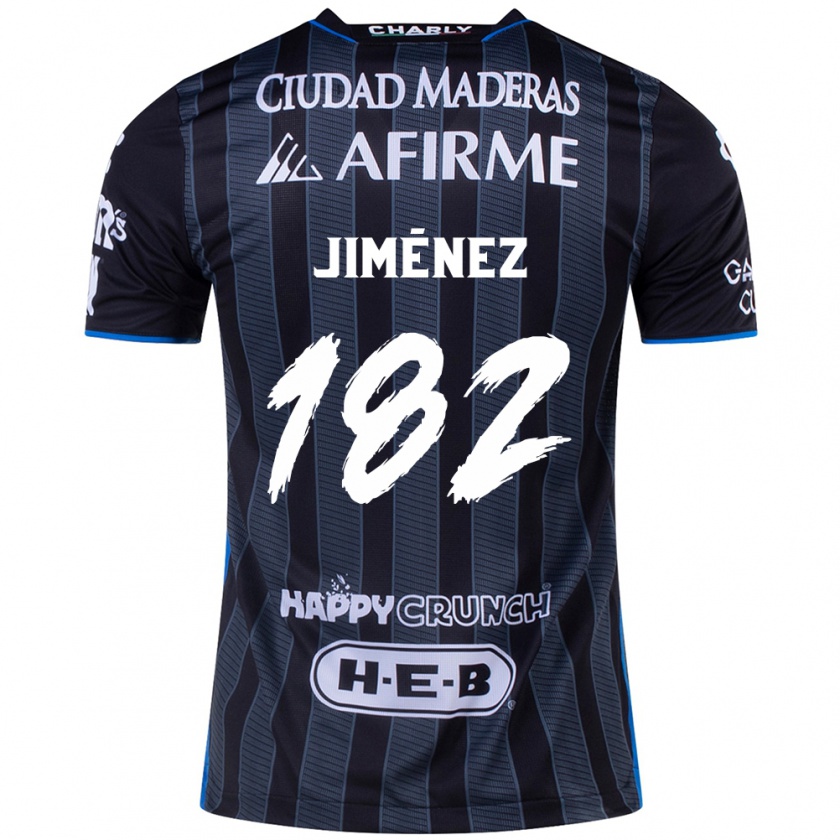 Kandiny Gyermek Carlos Jiménez #182 Fehér Fekete Idegenbeli Jersey 2024/25 Mez Póló Ing