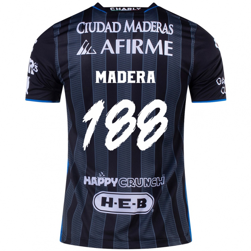 Kandiny Gyermek Héctor Madera #188 Fehér Fekete Idegenbeli Jersey 2024/25 Mez Póló Ing