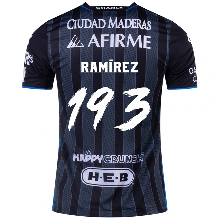 Kandiny Gyermek Ángel Ramírez #193 Fehér Fekete Idegenbeli Jersey 2024/25 Mez Póló Ing