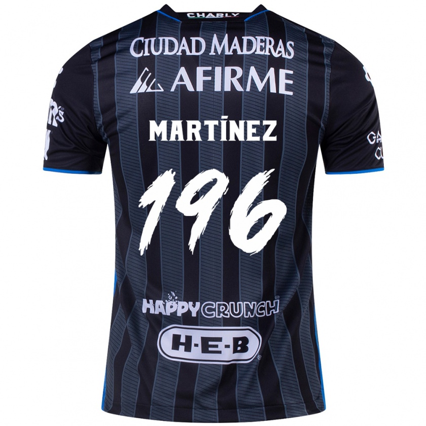 Kandiny Gyermek Diego Martínez #196 Fehér Fekete Idegenbeli Jersey 2024/25 Mez Póló Ing