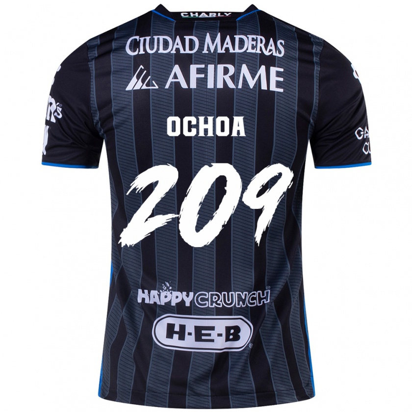 Kandiny Gyermek José Ochoa #209 Fehér Fekete Idegenbeli Jersey 2024/25 Mez Póló Ing