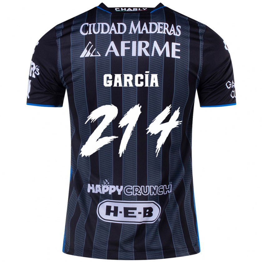 Kandiny Gyermek José García #214 Fehér Fekete Idegenbeli Jersey 2024/25 Mez Póló Ing