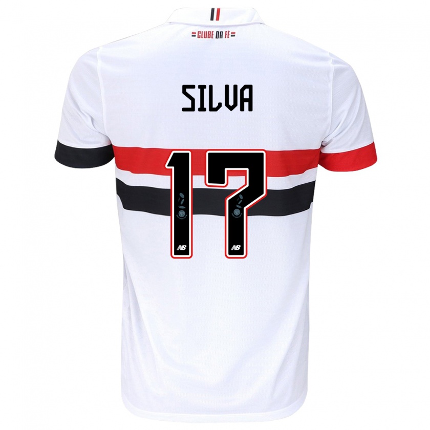 Kandiny Férfi André Silva #17 Fehér Piros Fekete Hazai Jersey 2024/25 Mez Póló Ing