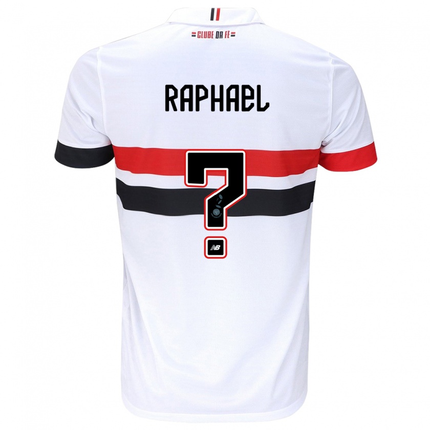 Kandiny Férfi Raphael #0 Fehér Piros Fekete Hazai Jersey 2024/25 Mez Póló Ing