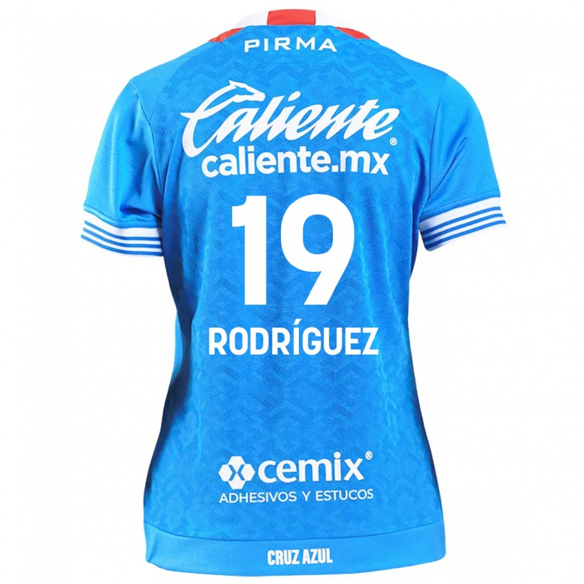 Kandiny Férfi Carlos Rodríguez #19 Égszínkék Hazai Jersey 2024/25 Mez Póló Ing