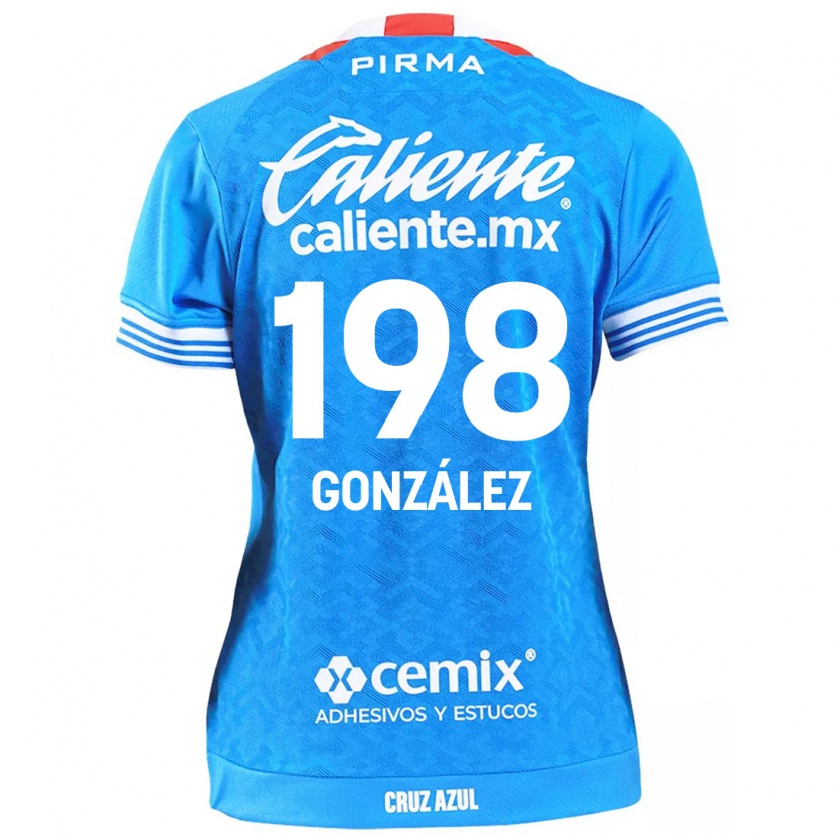 Kandiny Férfi Kenneth González #198 Égszínkék Hazai Jersey 2024/25 Mez Póló Ing