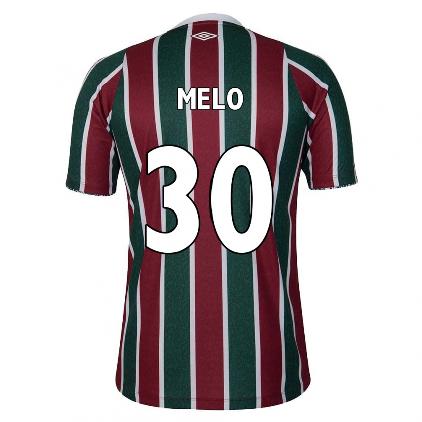 Kandiny Férfi Felipe Melo #30 Zöld Barna Fehér Hazai Jersey 2024/25 Mez Póló Ing