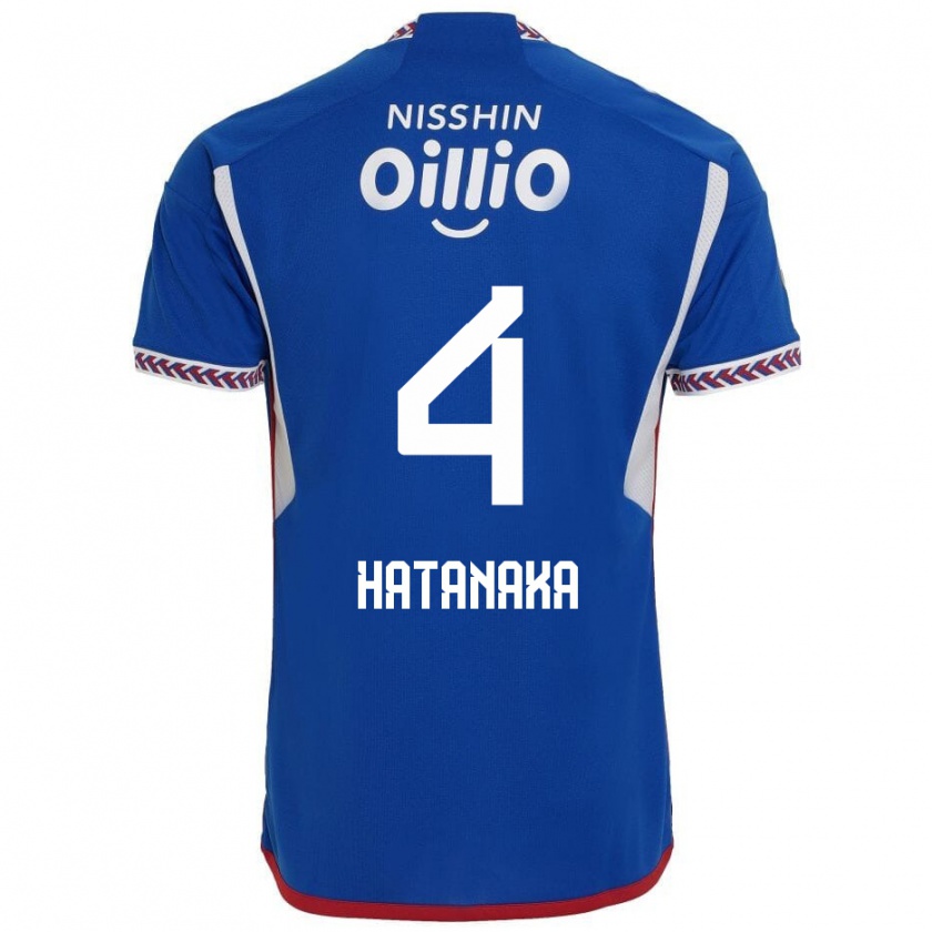 Kandiny Férfi Shinnosuke Hatanaka #4 Kék Fehér Piros Hazai Jersey 2024/25 Mez Póló Ing