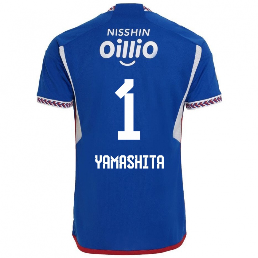 Kandiny Férfi Shoma Yamashita #1 Kék Fehér Piros Hazai Jersey 2024/25 Mez Póló Ing