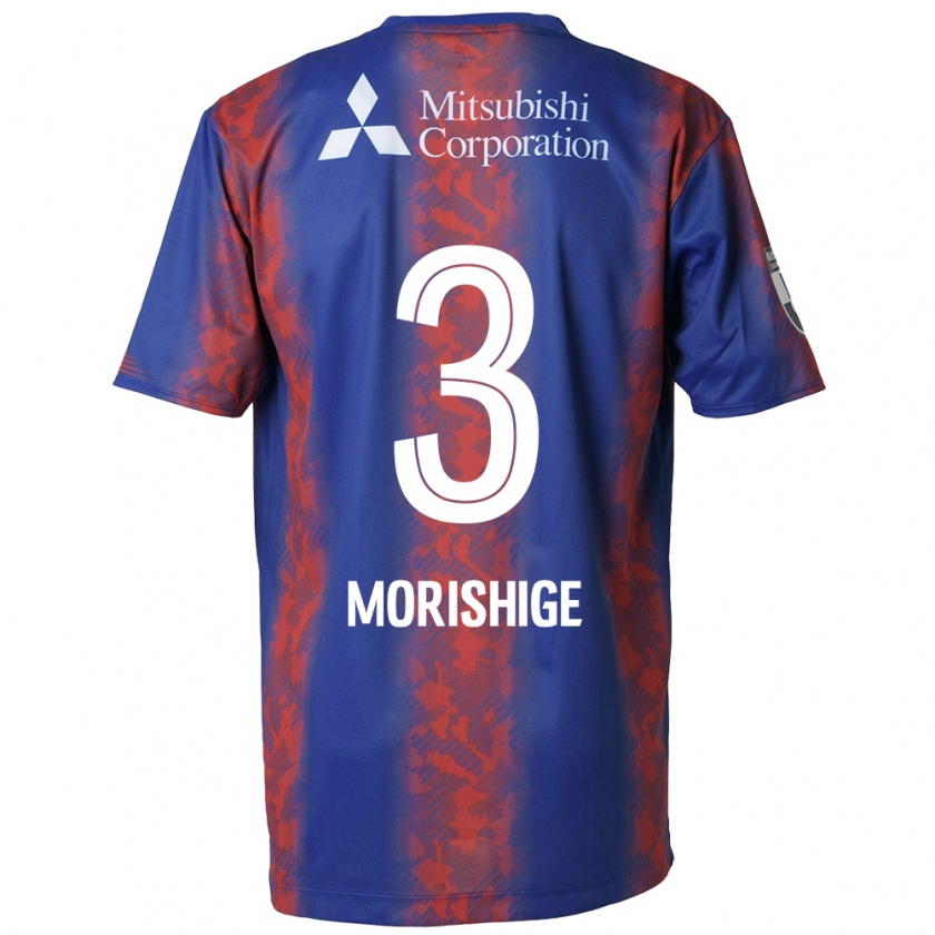 Kandiny Férfi Masato Morishige #3 Kék Piros Hazai Jersey 2024/25 Mez Póló Ing