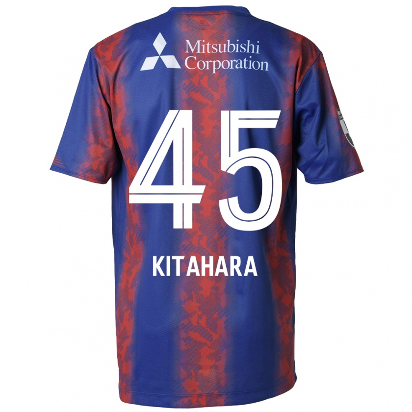 Kandiny Férfi Maki Kitahara #45 Kék Piros Hazai Jersey 2024/25 Mez Póló Ing