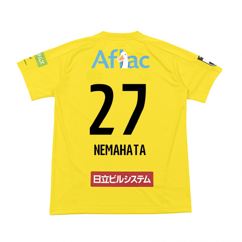 Kandiny Férfi Hayato Nemahata #27 Sárga Fekete Hazai Jersey 2024/25 Mez Póló Ing