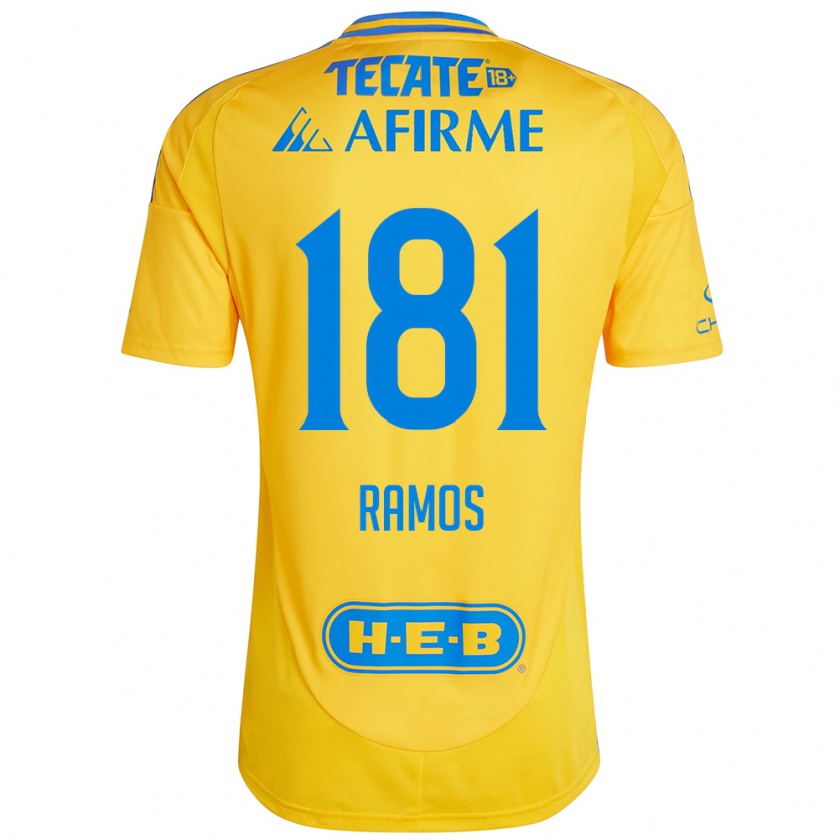 Kandiny Férfi Anthony Ramos #181 Arany Sárga Hazai Jersey 2024/25 Mez Póló Ing