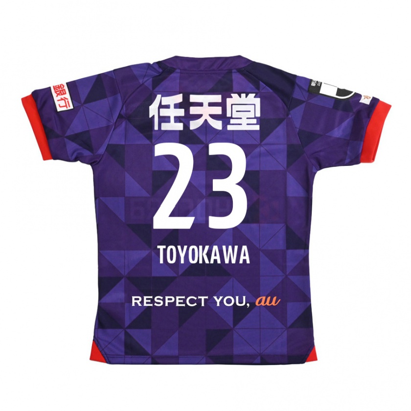 Kandiny Férfi Yuta Toyokawa #23 Lila Fehér Hazai Jersey 2024/25 Mez Póló Ing