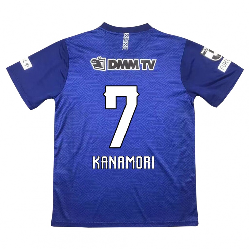 Kandiny Férfi Takeshi Kanamori #7 Sötétkék Hazai Jersey 2024/25 Mez Póló Ing