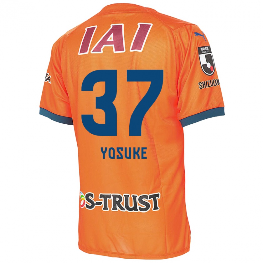 Kandiny Férfi Yosuke Morishige #37 Orange Blue Hazai Jersey 2024/25 Mez Póló Ing