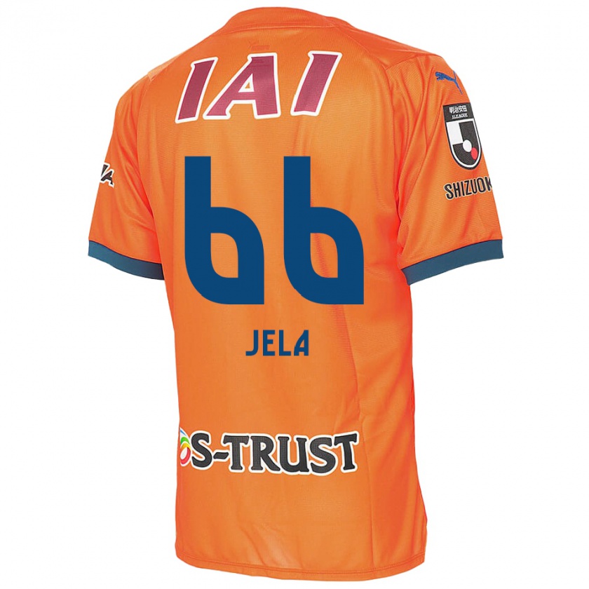 Kandiny Férfi Jelani Reshaun Sumiyoshi #66 Orange Blue Hazai Jersey 2024/25 Mez Póló Ing