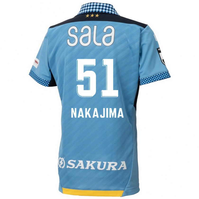 Kandiny Férfi Keitaro Nakajima #51 Kék Fekete Hazai Jersey 2024/25 Mez Póló Ing