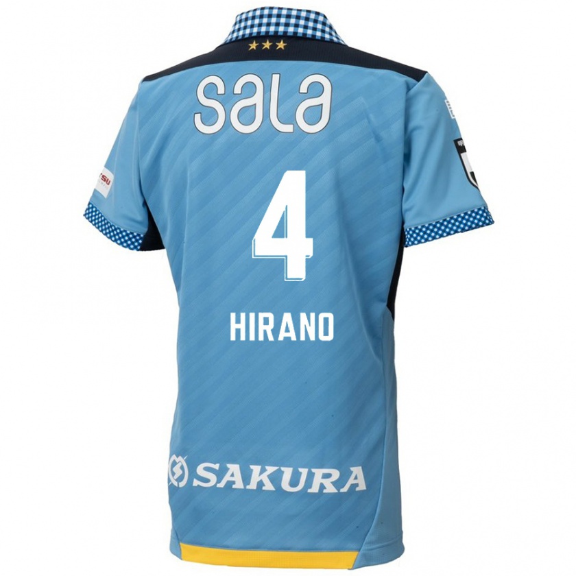 Kandiny Férfi Rion Hirano #4 Kék Fekete Hazai Jersey 2024/25 Mez Póló Ing