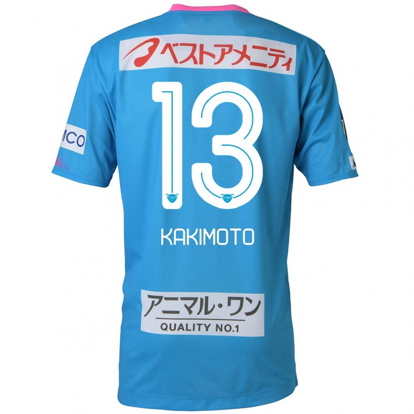 Kandiny Férfi Yuto Kakimoto #13 Kék Rózsaszín Hazai Jersey 2024/25 Mez Póló Ing