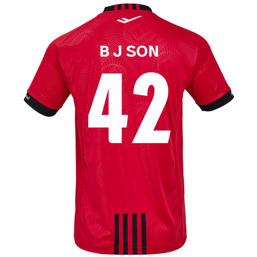 Kandiny Férfi Jeong-Beom Son #42 Piros Fekete Hazai Jersey 2024/25 Mez Póló Ing