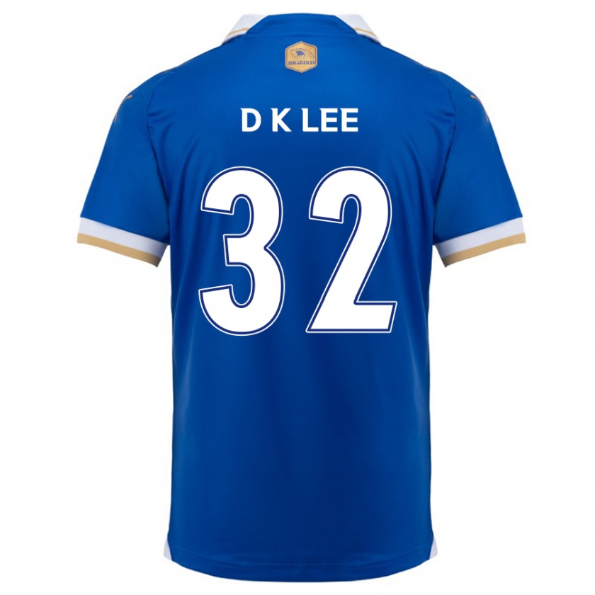 Kandiny Férfi Kyu-Dong Lee #32 Kék Fehér Hazai Jersey 2024/25 Mez Póló Ing