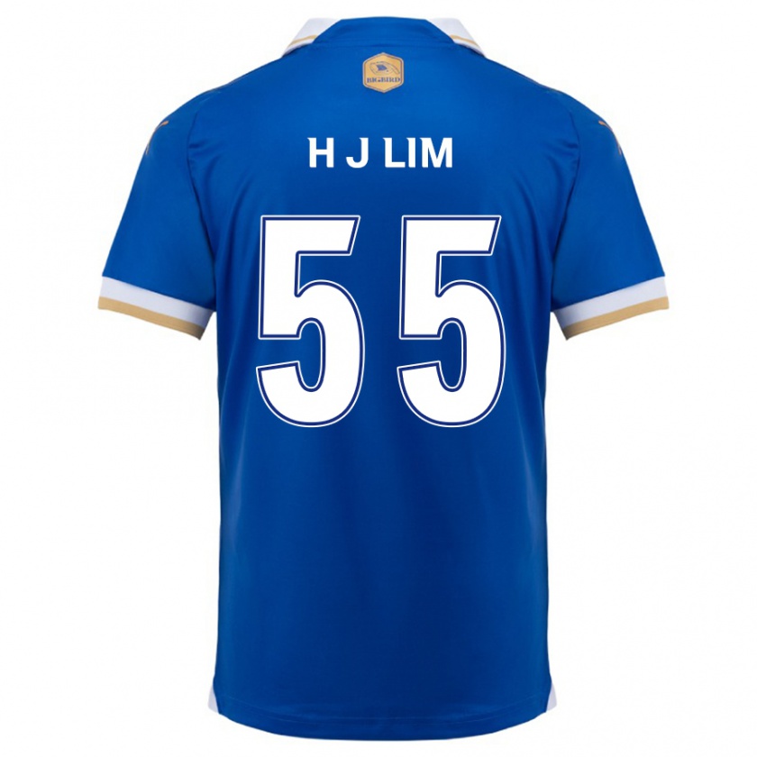 Kandiny Férfi Ji-Hoon Lim #55 Kék Fehér Hazai Jersey 2024/25 Mez Póló Ing