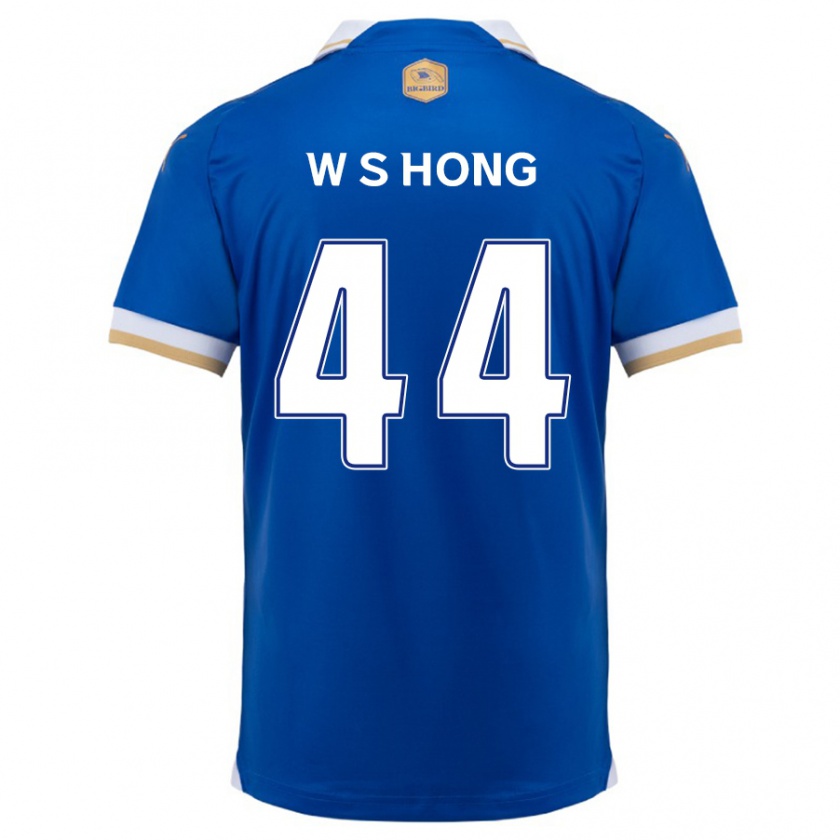 Kandiny Férfi Sang-Won Hong #44 Kék Fehér Hazai Jersey 2024/25 Mez Póló Ing