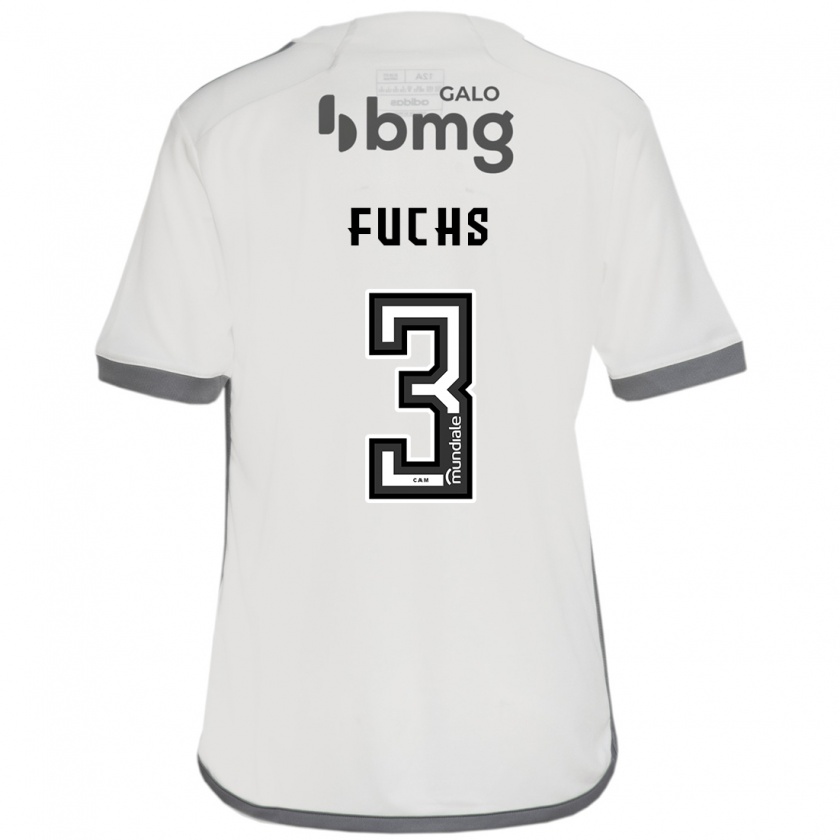 Kandiny Férfi Bruno Fuchs #3 Törtfehér Idegenbeli Jersey 2024/25 Mez Póló Ing