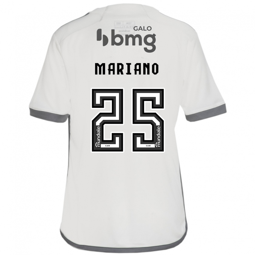 Kandiny Férfi Mariano #25 Törtfehér Idegenbeli Jersey 2024/25 Mez Póló Ing