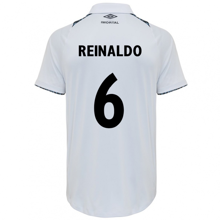 Kandiny Férfi Reinaldo #6 Fehér Kék Idegenbeli Jersey 2024/25 Mez Póló Ing