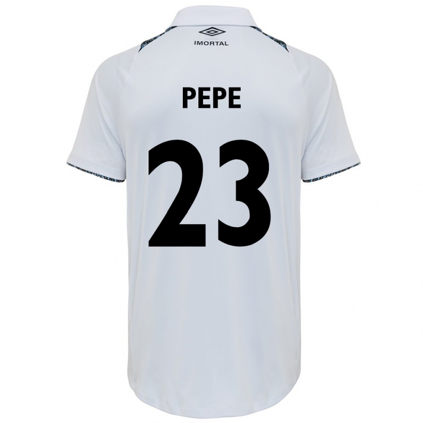 Kandiny Férfi Pepê #23 Fehér Kék Idegenbeli Jersey 2024/25 Mez Póló Ing