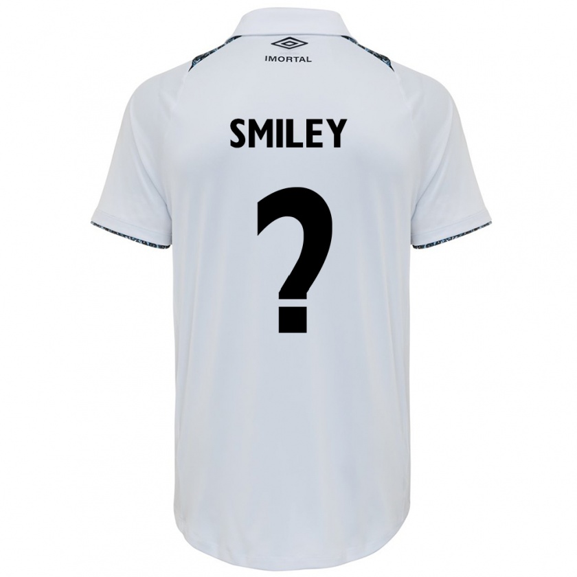 Kandiny Férfi Smiley #0 Fehér Kék Idegenbeli Jersey 2024/25 Mez Póló Ing