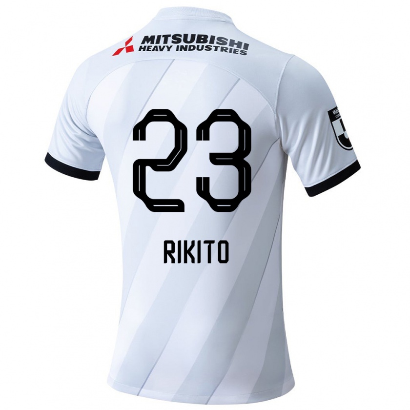 Kandiny Férfi Rikito Inoue #23 Fehér Szürke Idegenbeli Jersey 2024/25 Mez Póló Ing