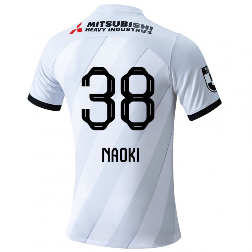 Kandiny Férfi Naoki Maeda #38 Fehér Szürke Idegenbeli Jersey 2024/25 Mez Póló Ing