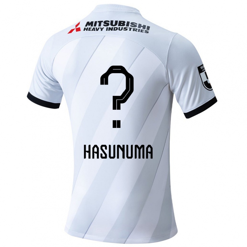 Kandiny Férfi Shunsuke Hasunuma #0 Fehér Szürke Idegenbeli Jersey 2024/25 Mez Póló Ing