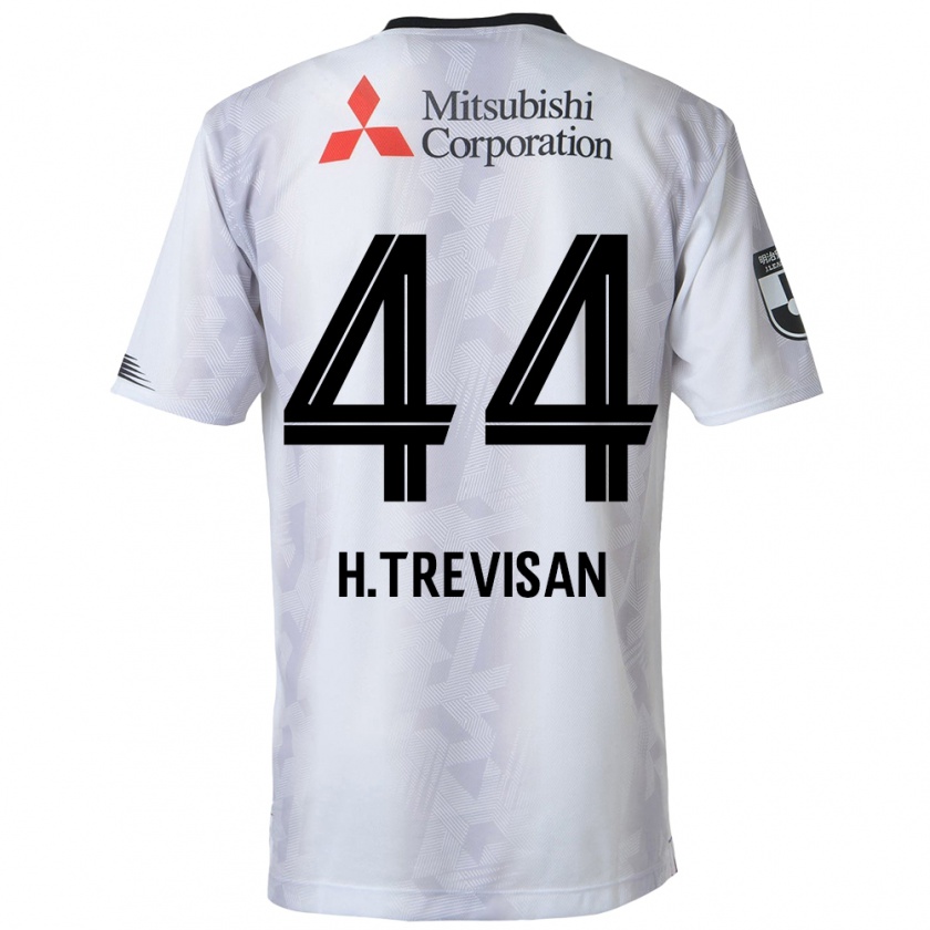 Kandiny Férfi Henrique Trevisan #44 Fehér Fekete Idegenbeli Jersey 2024/25 Mez Póló Ing