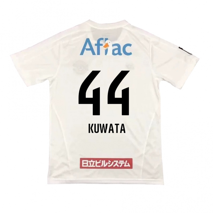 Kandiny Férfi Taisei Kuwata #44 Fehér Fekete Idegenbeli Jersey 2024/25 Mez Póló Ing