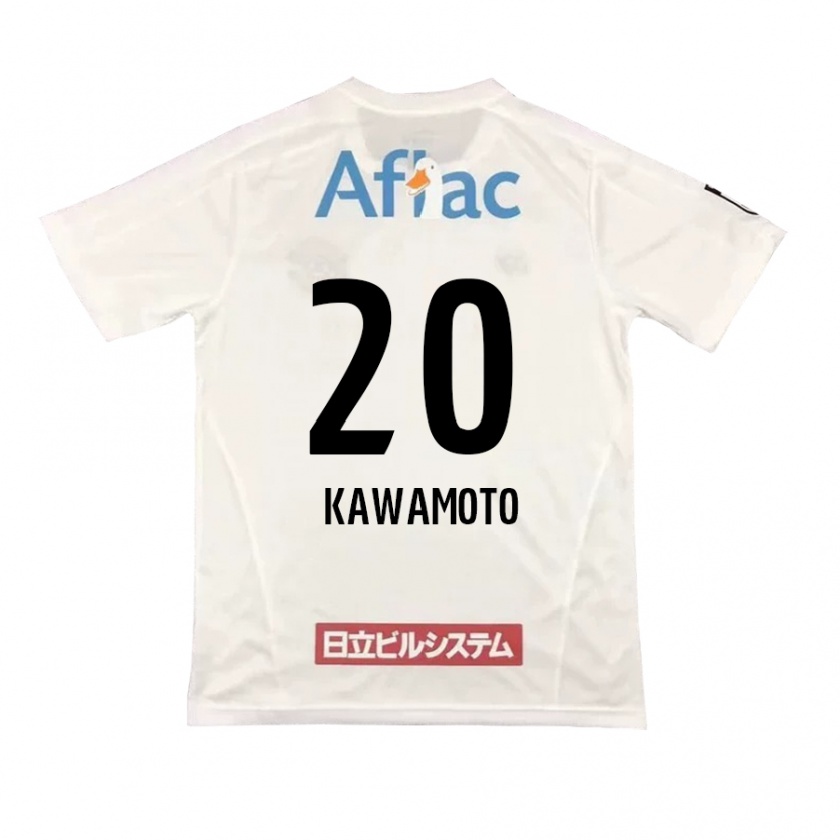 Kandiny Férfi Daizen Kawamoto #20 Fehér Fekete Idegenbeli Jersey 2024/25 Mez Póló Ing