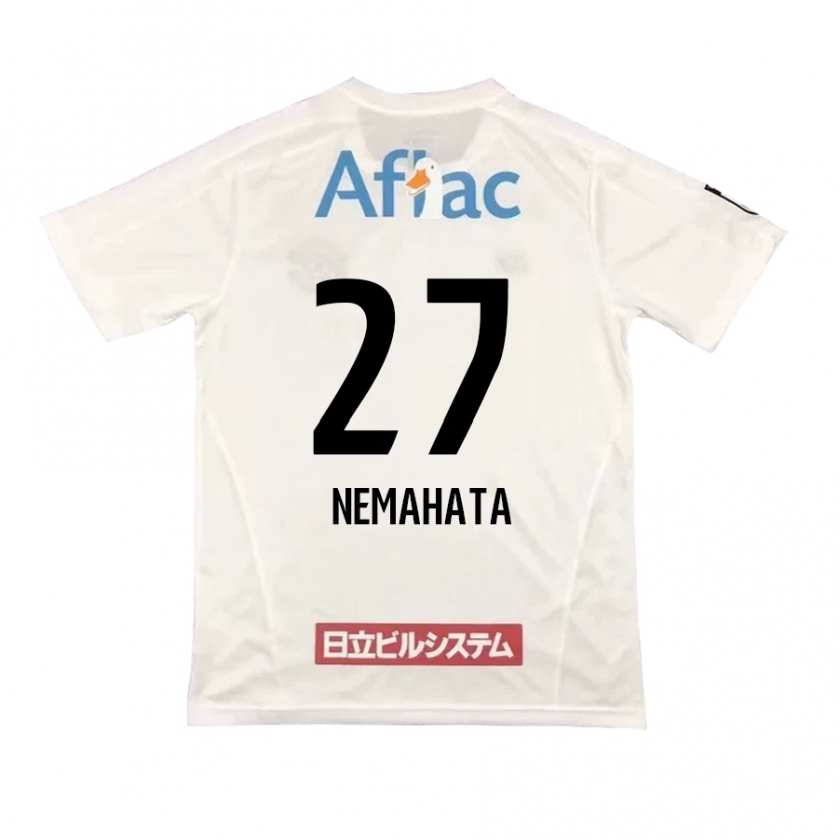 Kandiny Férfi Hayato Nemahata #27 Fehér Fekete Idegenbeli Jersey 2024/25 Mez Póló Ing