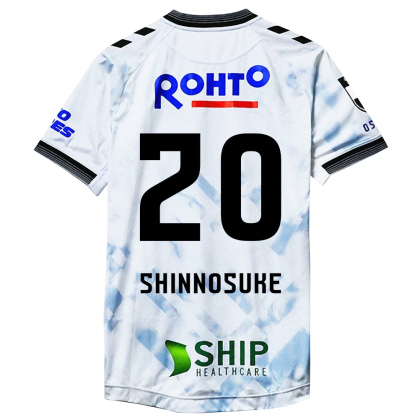 Kandiny Férfi Shinnosuke Nakatani #20 Fehér Fekete Idegenbeli Jersey 2024/25 Mez Póló Ing