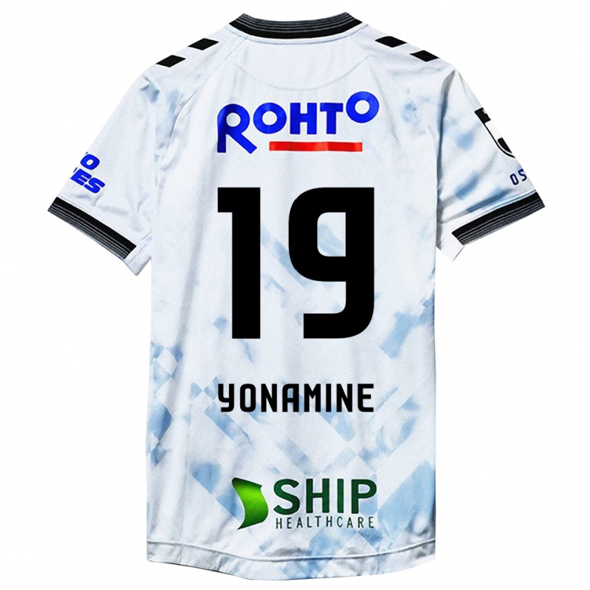 Kandiny Férfi Kotaro Yonamine #19 Fehér Fekete Idegenbeli Jersey 2024/25 Mez Póló Ing