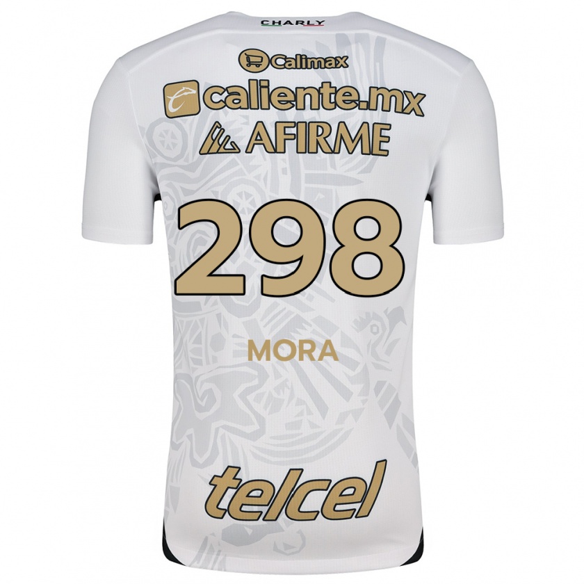 Kandiny Férfi Gilberto Mora #298 Fehér Fekete Idegenbeli Jersey 2024/25 Mez Póló Ing