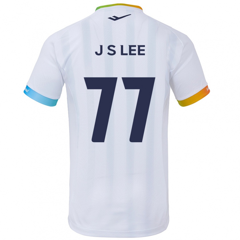 Kandiny Férfi Seung-Joon Lee #77 Fehér Kék Idegenbeli Jersey 2024/25 Mez Póló Ing